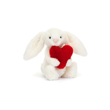 Peluche Petit Lapin Bashful Coeur d'Amour - H 18 cm | Fleux | 3