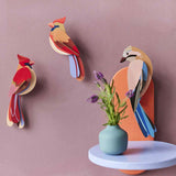 Décoration Murale Garden Birds Cardinals | Fleux | 6