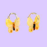 Boucles D'Oreilles Papillon - Jaune | Fleux | 7