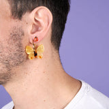 Boucles D'Oreilles Papillon - Jaune | Fleux | 8