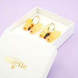 Boucles D'Oreilles Papillon - Jaune | Fleux | 9