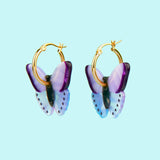 Butterfly Earrings - Mauve | Fleux | 11