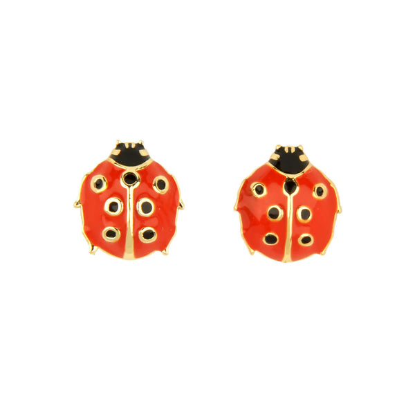 Boucles D'Oreilles Coccinelle