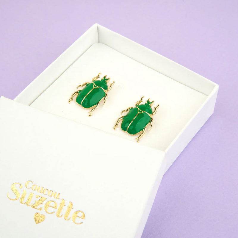 Scarab Earrings