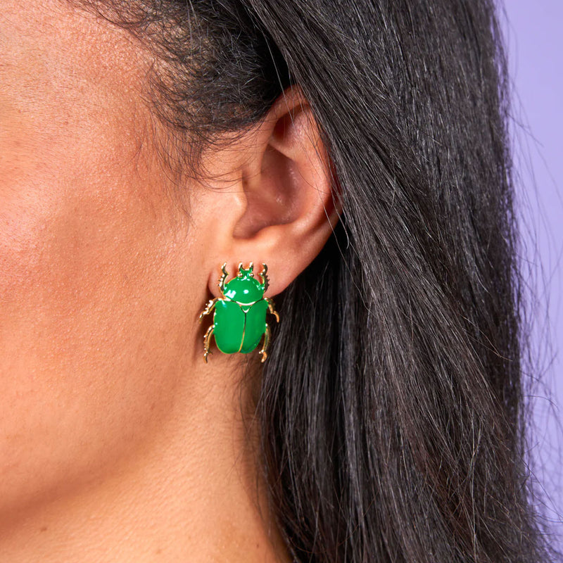 Scarab Earrings