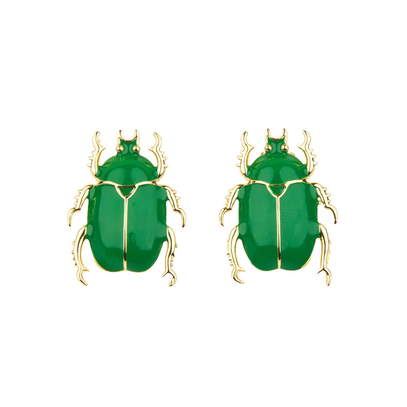 Scarab Earrings