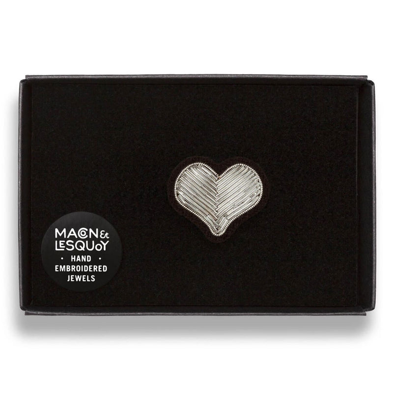 Broche Coeur - Argent