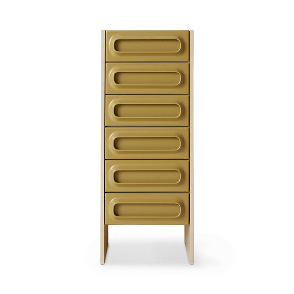 Cabinet Space Drawer - 45 x 40 x 113 cm - Sage & Cream