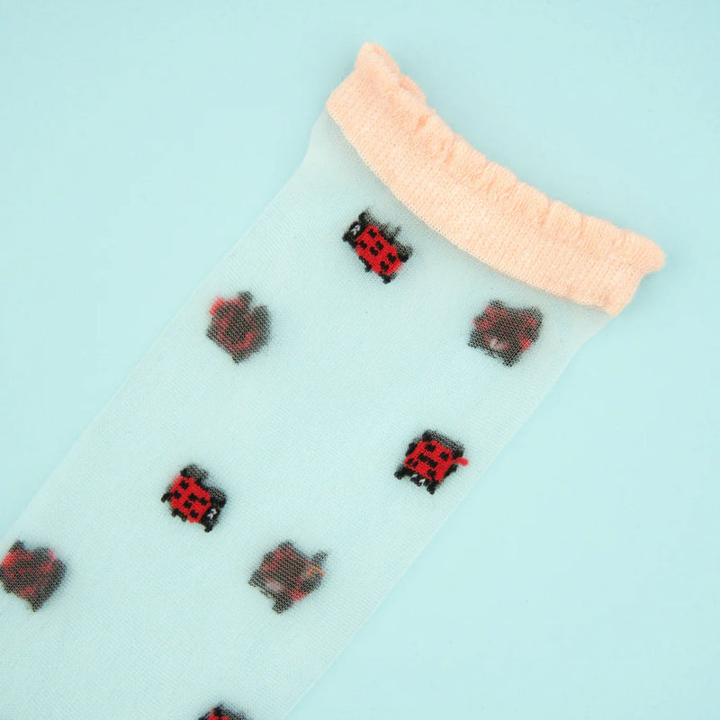 Chaussettes Transparentes Coccinelle