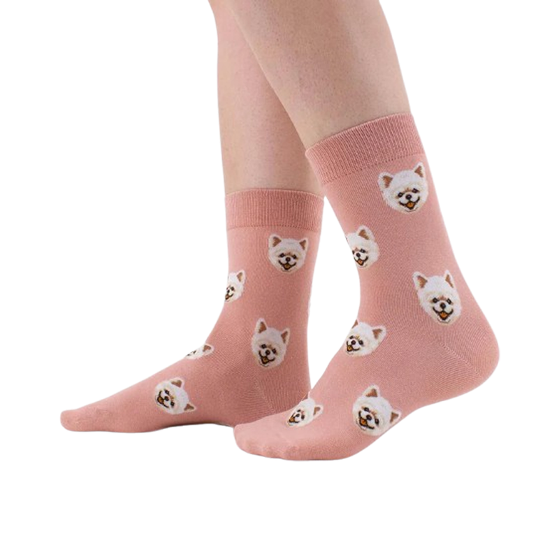 Chaussettes Longues Spitz - Rose