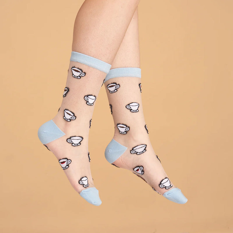 Transparent Coffee Socks