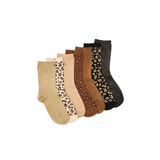 Coffret de 7 Chaussettes Léopard Paillettes | Fleux | 4