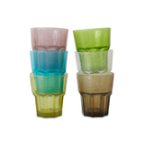 Lot de 6 Verres Eau Mineral - Ø 8,5 cm | Fleux | 4