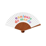 Éventail Canicule de merde | Fleux | 2