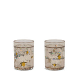 Set of 2 Glitter Cups - Lemon | Fleux | 2