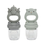 Set of 2 Dragon Nibblers - Whale/Water | Fleux | 3