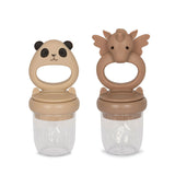 Set de 2 Grignoteuses Licorne et Panda - Shell/Blush | Fleux | 4