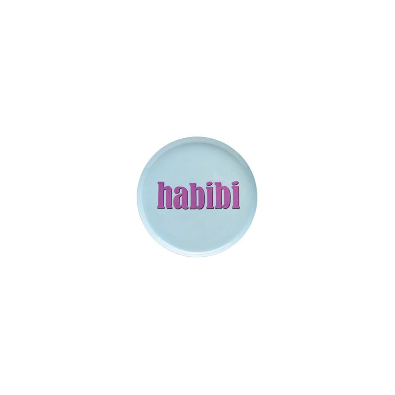 Plateau Rond XS - Habibi - Bleu clair - ⌀ 12,7 cm