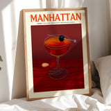 Affiche Cocktail - Elin Pk - Manhattan | Fleux | 5