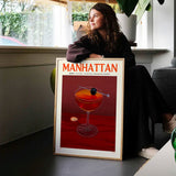 Affiche Cocktail - Elin Pk - Manhattan | Fleux | 6