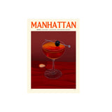 Affiche Cocktail - Elin Pk - Manhattan | Fleux | 4