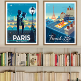 Affiche Monsieur Z Paris Love - 22 x 22 cm | Fleux | 3