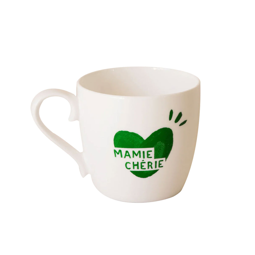 Mug Coeur Mamie Chérie - Vert Sapin | Fleux