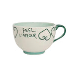 Mug Feel l'amour - Vert/Baby Blue - Ø 16 x 8 cm | Fleux | 3