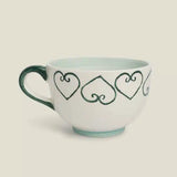 Mug Feel l'amour - Vert/Baby Blue - Ø 16 x 8 cm | Fleux | 5