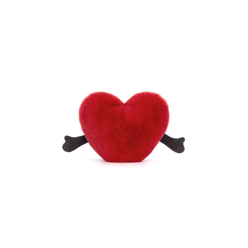 Peluche Petit Coeur Amuseable - Rouge