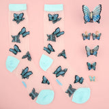 Boucles D'Oreilles Papillon - Bleu | Fleux | 10