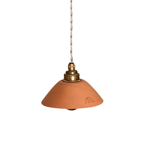 Pitchoun portable lamp in red terracotta