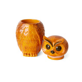 Pot Hibou Tangerine en Céramique  - 16.5 x 16.2 x 8.5 cm | Fleux | 11