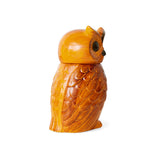 Ceramic Tangerine Owl Pot - 16.5 x 16.2 x 8.5 cm  | Fleux | 13