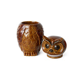 Pot Hibou en Céramique Roasted - 16.5 x 16.2 x 8.5 cm | Fleux | 11