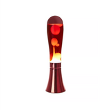 Lampe Lava Magma Rouge & Aluminium | Fleux | 3