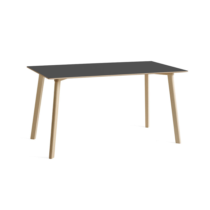 Table CPH DEUX 210 2.0 - Hêtre -  140 x 75 x H 73 cm - Gris Stone