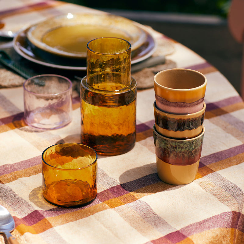 Lot de 6 Tasses à Café Valley 70's - Ø 7,5 cm