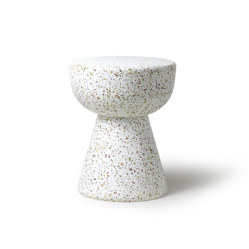 Table d'appoint Terrazzo - Blanc