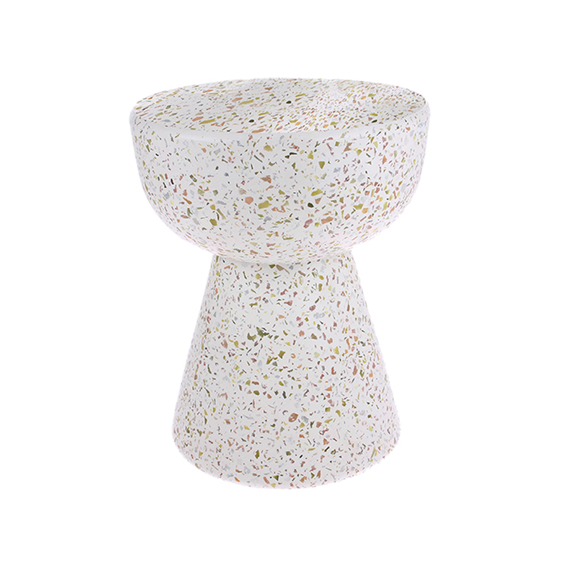 Table d'appoint Terrazzo - Blanc