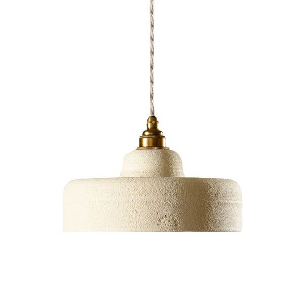 Ursule Suspension in Chamotte Stoneware - Ivory