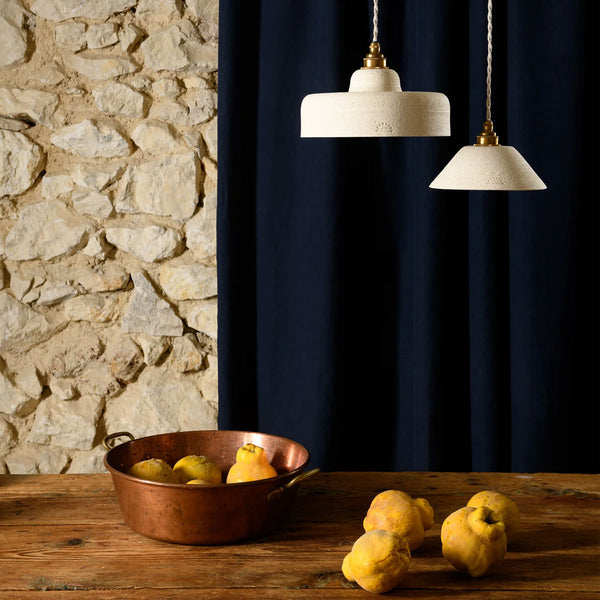 Ursule Suspension in Chamotte Stoneware - Ivory