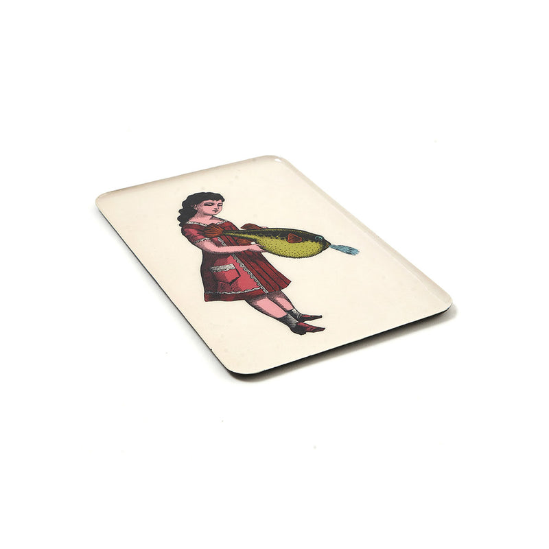 Vide-poche rectangulaire Giselle en fer - 14 × 21,5 cm