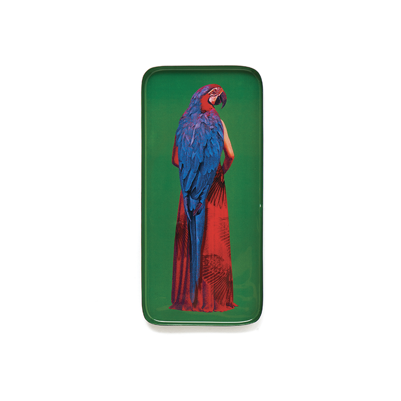 Vide-poche rectangulaire Isadora en fer - 12,5 × 28 cm