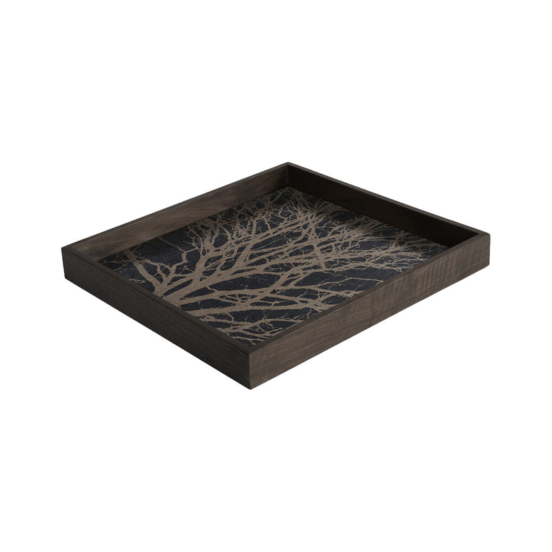 Plateau en bois Black Slice - Marron