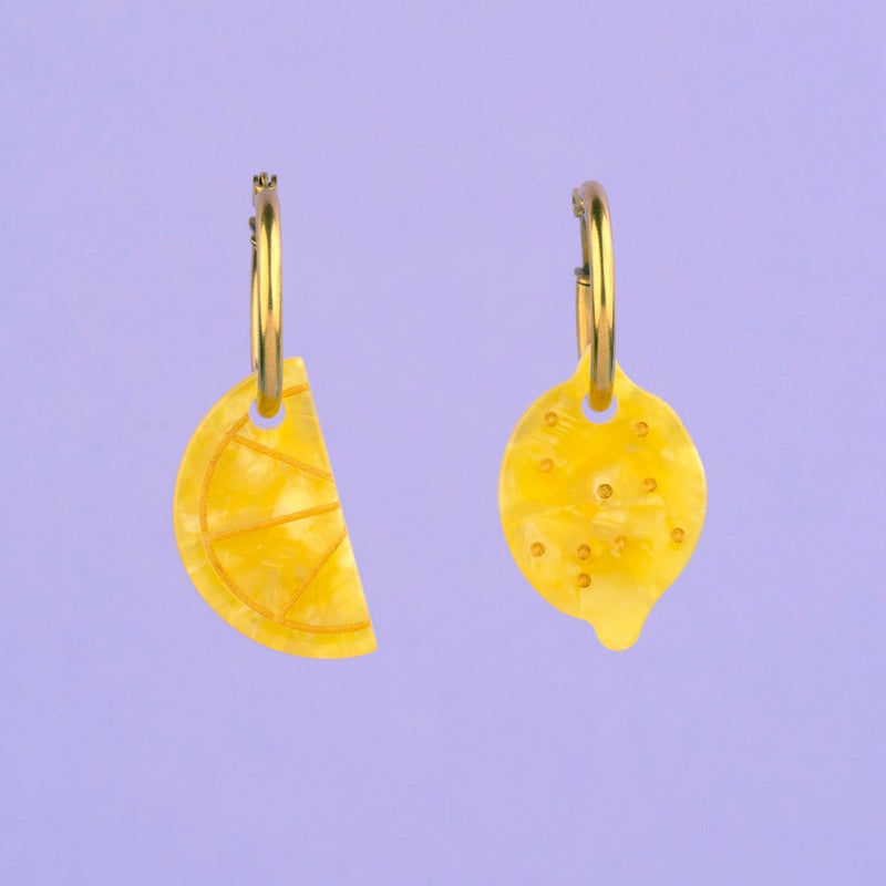 Boucles d'oreilles Citrons