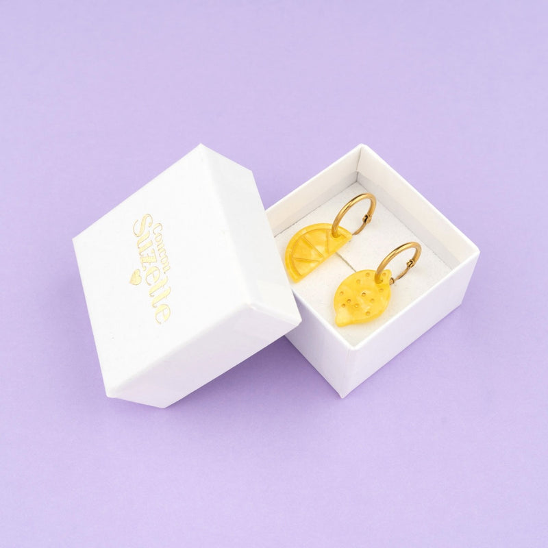 Boucles d'oreilles Citrons