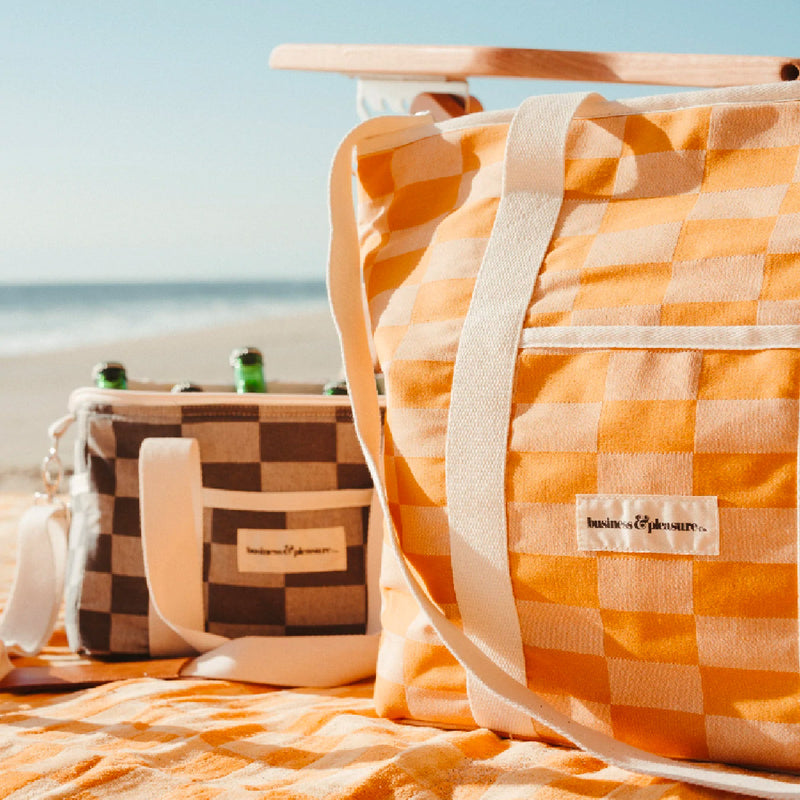 Tote bag Glacière - Vintage Doré Checker